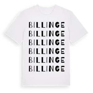 Billinge ordlek t-shirt – ekologisk bomull t-shirt från Pinshirt