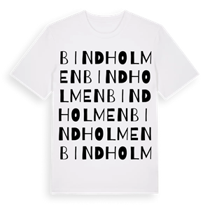 Bindholmen ordlek t-shirt – ekologisk bomull t-shirt från Pinshirt