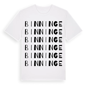 Binninge ordlek t-shirt – ekologisk bomull t-shirt från Pinshirt
