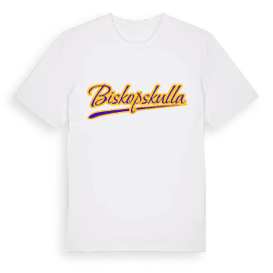Biskopskulla baseball t-shirt – ekologisk bomull t-shirt från Pinshirt