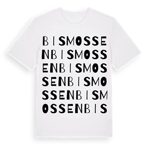 Bismossen ordlek t-shirt – ekologisk bomull t-shirt från Pinshirt