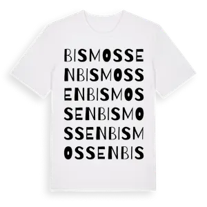 Bismossen ordlek t-shirt – ekologisk bomull t-shirt från Pinshirt
