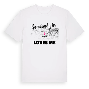 Någon i Bista älskar mig t-shirt – ekologisk bomull t-shirt från Pinshirt