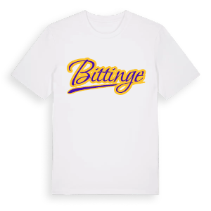Bittinge baseball t-shirt – ekologisk bomull t-shirt från Pinshirt