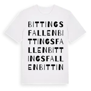 Bittingsfallen ordlek t-shirt – ekologisk bomull t-shirt från Pinshirt