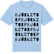 Blue Soul t-shirt med Björketorp ordlek t-shirt