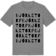 Mid Heather Gray t-shirt med Björketorp ordlek t-shirt