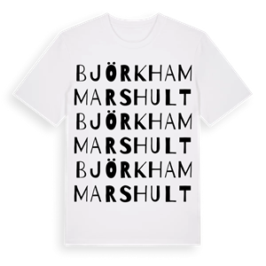 Björkhammarshult ordlek t-shirt – ekologisk bomull t-shirt från Pinshirt