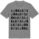 Mid Heather Gray t-shirt med Björknäs ordlek t-shirt