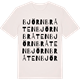 Vintage White t-shirt med Björnbråten ordlek t-shirt