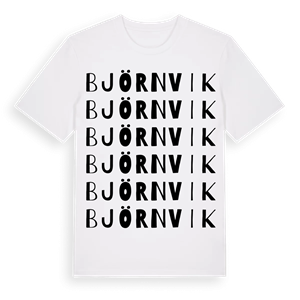 Björnvik ordlek t-shirt – ekologisk bomull t-shirt från Pinshirt