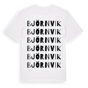 Björnvik ordlek t-shirt – ekologisk bomull t-shirt från Pinshirt