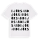 Björsand ordlek t-shirt