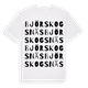 Björskogsnäs ordlek t-shirt