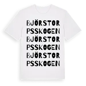 Björstorpsskogen ordlek t-shirt – ekologisk bomull t-shirt från Pinshirt