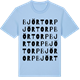 Blue Soul t-shirt med Björtorp ordlek t-shirt
