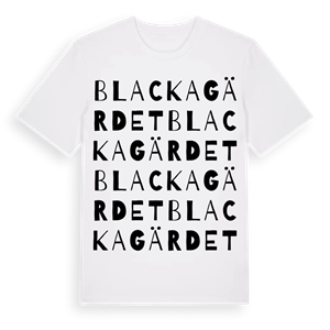 Blackagärdet ordlek t-shirt – ekologisk bomull t-shirt från Pinshirt