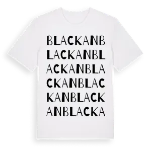 Blackan ordlek t-shirt – ekologisk bomull t-shirt från Pinshirt