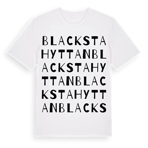 Blackstahyttan ordlek t-shirt – ekologisk bomull t-shirt från Pinshirt