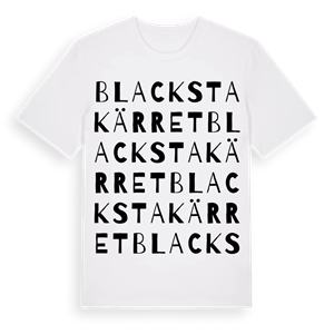 Blackstakärret ordlek t-shirt – ekologisk bomull t-shirt från Pinshirt