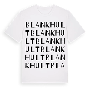 Blankhult ordlek t-shirt – ekologisk bomull t-shirt från Pinshirt