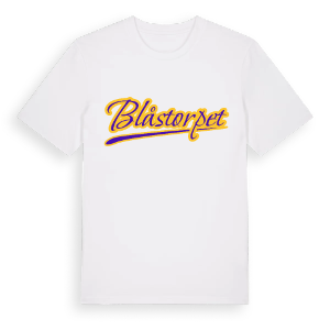 Blåstorpet baseball t-shirt – ekologisk bomull t-shirt från Pinshirt