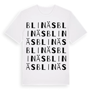Blinäs ordlek t-shirt – ekologisk bomull t-shirt från Pinshirt