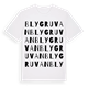 Blygruvan ordlek t-shirt