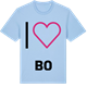 Blue Soul t-shirt med Jag älskar Bo t-shirt stort tryck