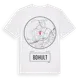 White t-shirt med Bohult t-shirt