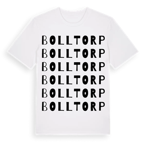 Bolltorp ordlek t-shirt – ekologisk bomull t-shirt från Pinshirt