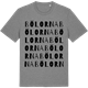 Mid Heather Gray t-shirt med Bölorna ordlek t-shirt