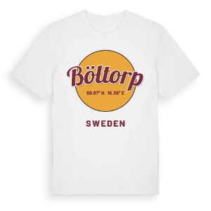 Böltorp cirkel t-shirt – ekologisk bomull t-shirt från Pinshirt