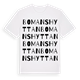 White t-shirt med Bomanshyttan ordlek t-shirt