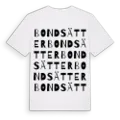 Bondsätter ordlek t-shirt