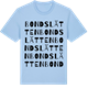 Blue Soul t-shirt med Bondslätten ordlek t-shirt