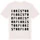Vintage White t-shirt med Borestorp ordlek t-shirt