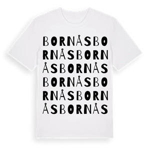 Bornås ordlek t-shirt – ekologisk bomull t-shirt från Pinshirt