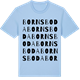 Blue Soul t-shirt med Bornsboda ordlek t-shirt