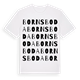 Bornsboda ordlek t-shirt