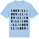 Blue Soul t-shirt med Borvalla ordlek t-shirt