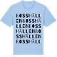 Blue Soul t-shirt med Bosshällen ordlek t-shirt