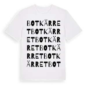 Botkärret ordlek t-shirt – ekologisk bomull t-shirt från Pinshirt