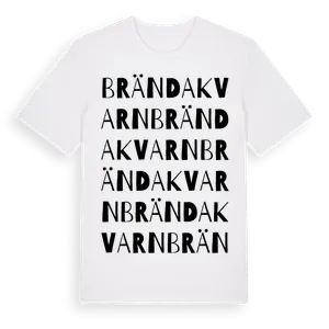 Brända Kvarn ordlek t-shirt – ekologisk bomull t-shirt från Pinshirt
