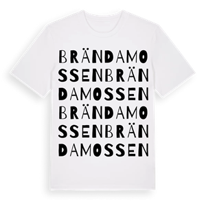 Brända mossen ordlek t-shirt – ekologisk bomull t-shirt från Pinshirt