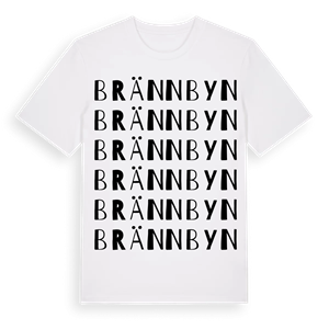 Brännbyn ordlek t-shirt – ekologisk bomull t-shirt från Pinshirt