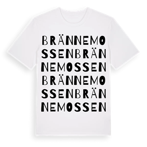 Brännemossen ordlek t-shirt – ekologisk bomull t-shirt från Pinshirt