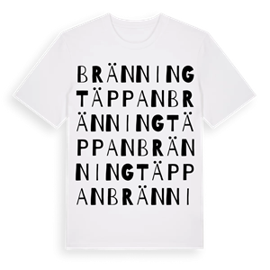 Bränningtäppan ordlek t-shirt – ekologisk bomull t-shirt från Pinshirt