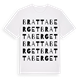 White t-shirt med Brattaberget ordlek t-shirt