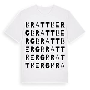 Brattberg ordlek t-shirt – ekologisk bomull t-shirt från Pinshirt